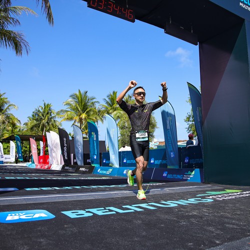 Race photo from Belitung Multisport Festival