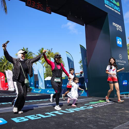 Race photo from Belitung Multisport Festival