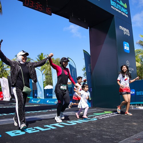 Race photo from Belitung Multisport Festival