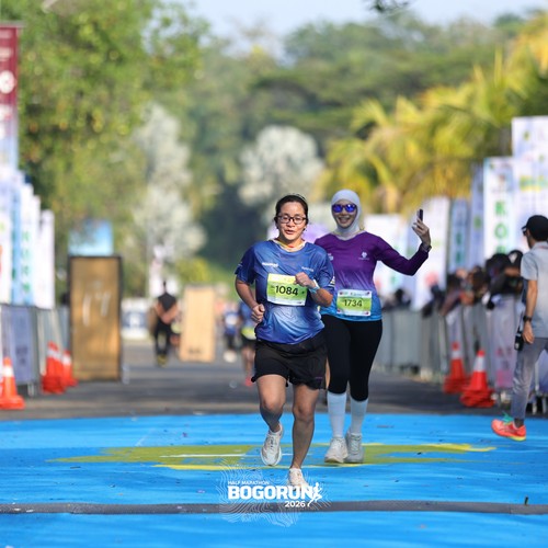Race photo from BOGORUN 2026
