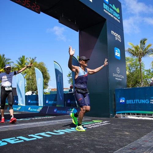 Race photo from Belitung Multisport Festival