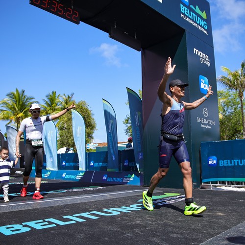 Race photo from Belitung Multisport Festival