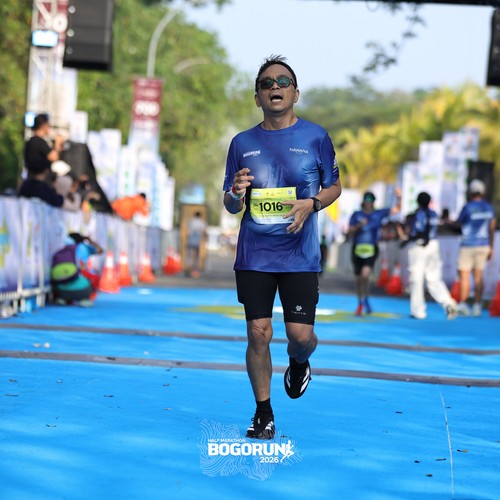 Race photo from BOGORUN 2026