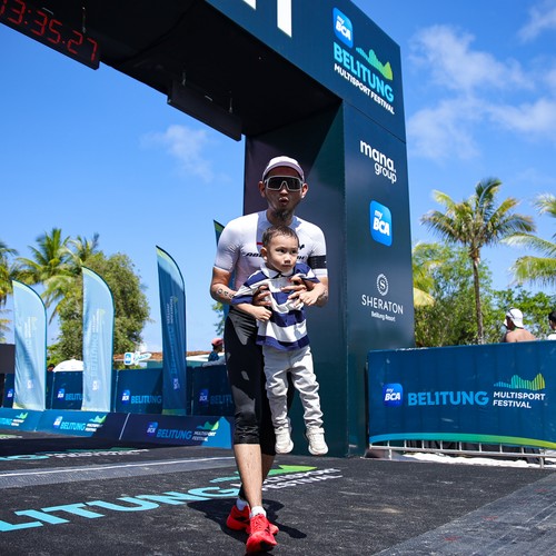 Race photo from Belitung Multisport Festival