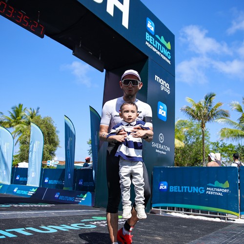 Race photo from Belitung Multisport Festival
