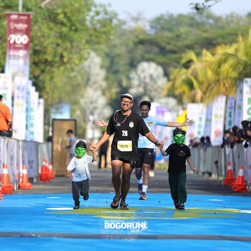 Race photo from BOGORUN 2026