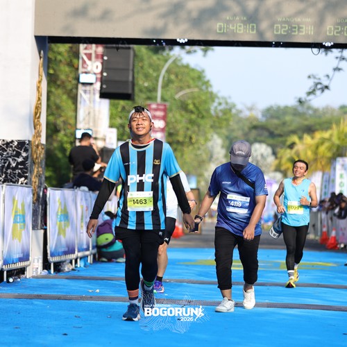 Race photo from BOGORUN 2026