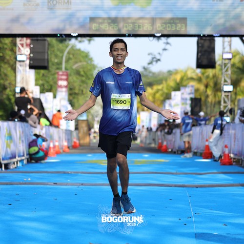 Race photo from BOGORUN 2026