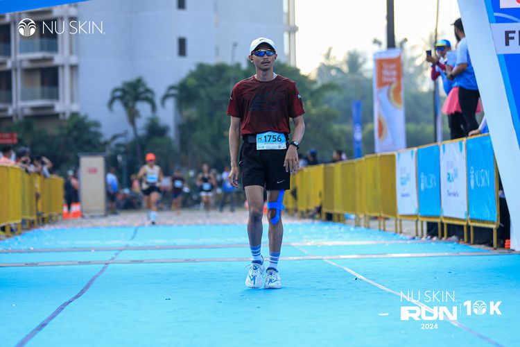 Race photo from Nu Skin Run 10K