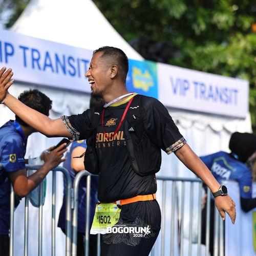 Race photo from BOGORUN 2026