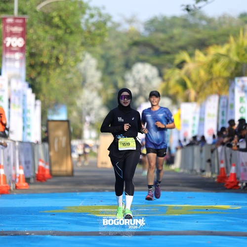 Race photo from BOGORUN 2026