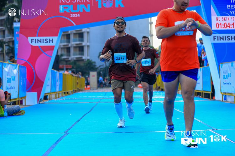 Race photo from Nu Skin Run 10K