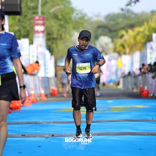 Race photo from BOGORUN 2026