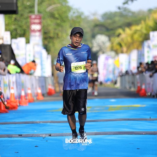 Race photo from BOGORUN 2026