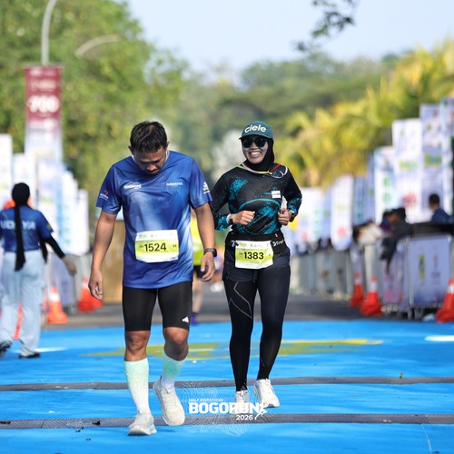 Race photo from BOGORUN 2026