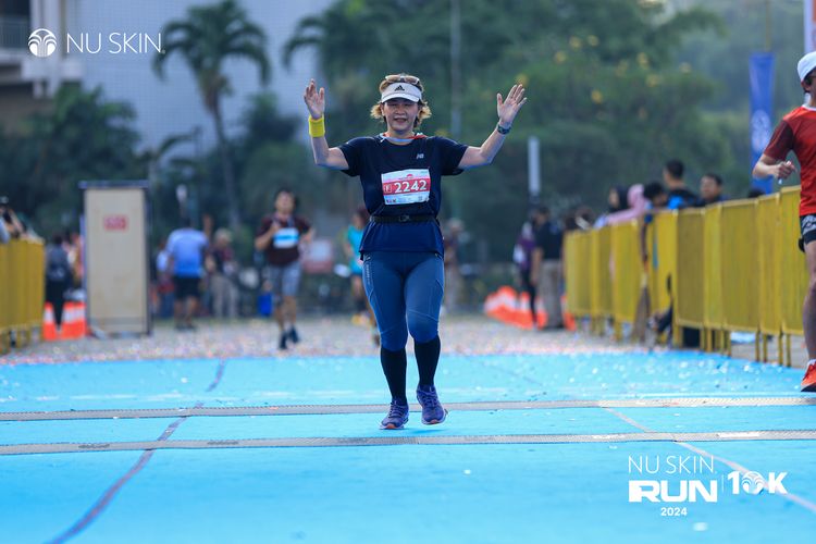 Race photo from Nu Skin Run 10K