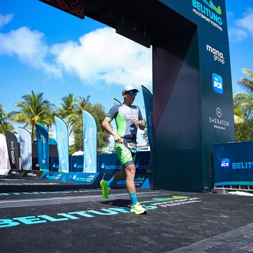 Race photo from Belitung Multisport Festival