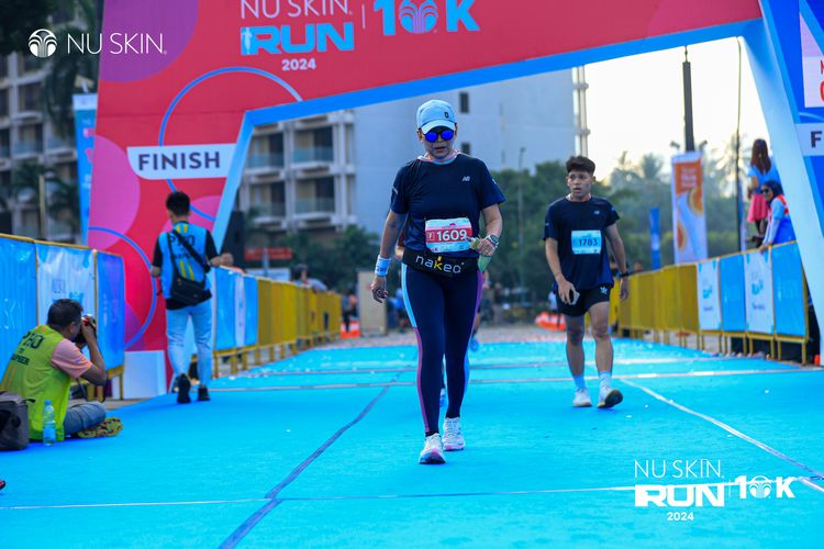 Race photo from Nu Skin Run 10K