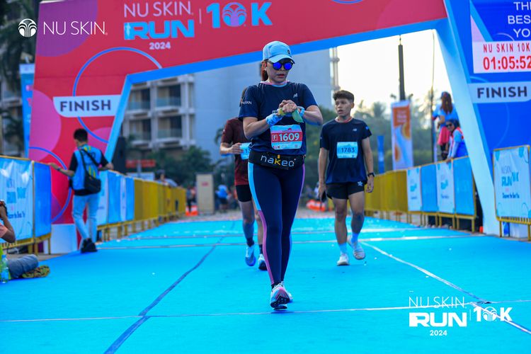 Race photo from Nu Skin Run 10K