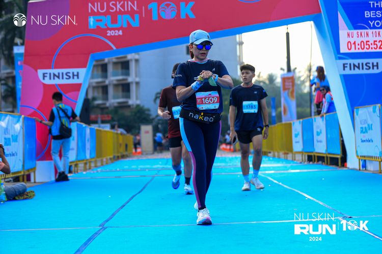 Race photo from Nu Skin Run 10K