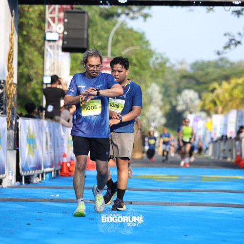 Race photo from BOGORUN 2026