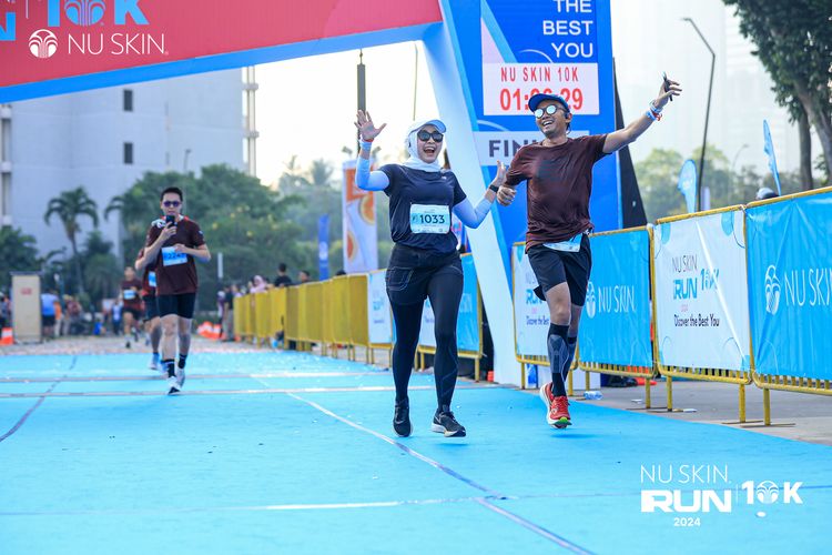 Race photo from Nu Skin Run 10K