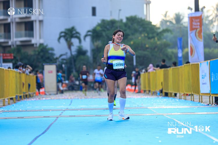 Race photo from Nu Skin Run 10K