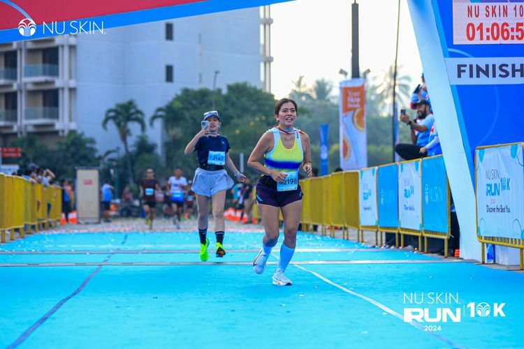 Race photo from Nu Skin Run 10K