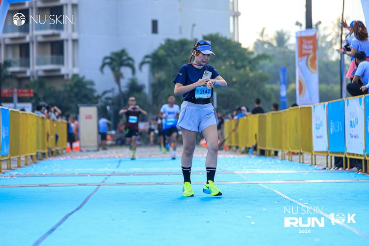 Race photo from Nu Skin Run 10K