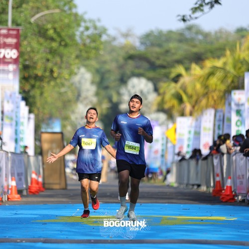 Race photo from BOGORUN 2026