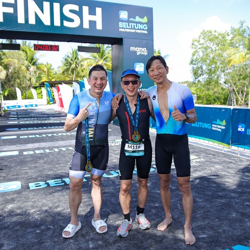 Race photo from Belitung Multisport Festival