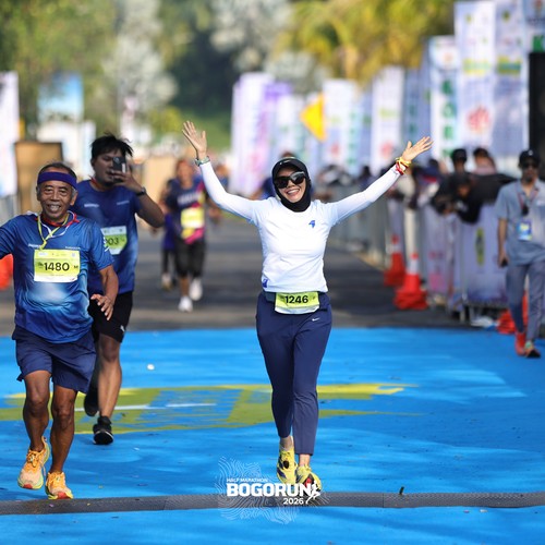 Race photo from BOGORUN 2026