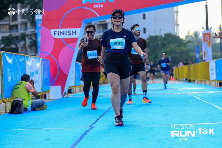Race photo from Nu Skin Run 10K