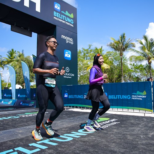 Race photo from Belitung Multisport Festival