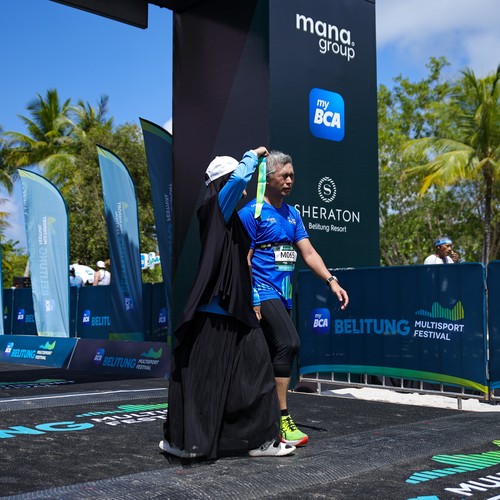 Race photo from Belitung Multisport Festival
