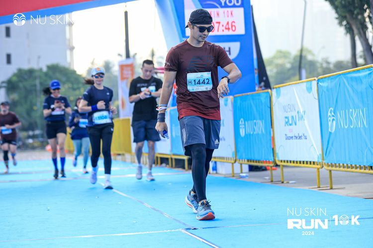 Race photo from Nu Skin Run 10K