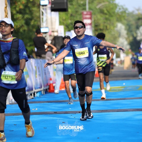 Race photo from BOGORUN 2026