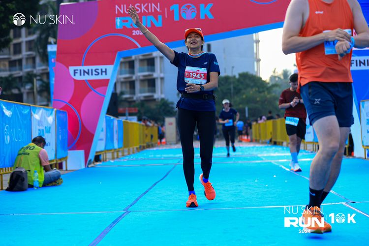 Race photo from Nu Skin Run 10K