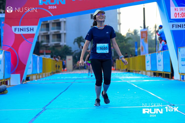 Race photo from Nu Skin Run 10K