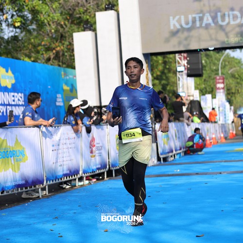 Race photo from BOGORUN 2026