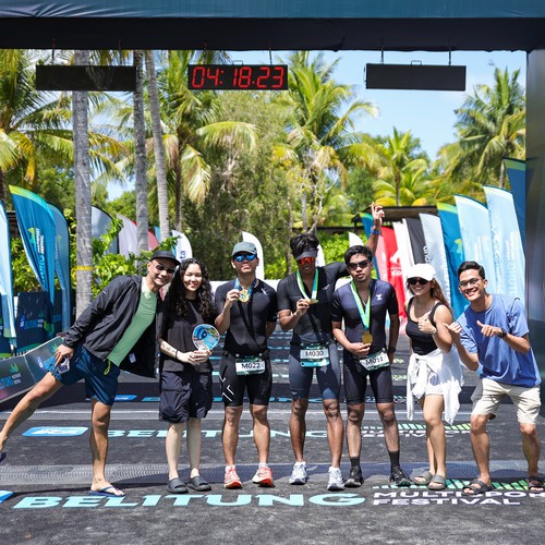 Race photo from Belitung Multisport Festival