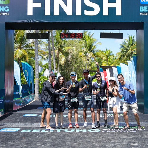 Race photo from Belitung Multisport Festival