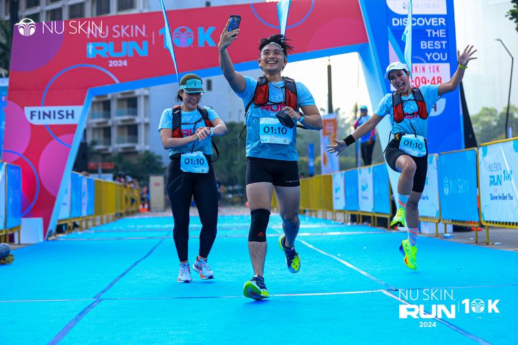 Race photo from Nu Skin Run 10K