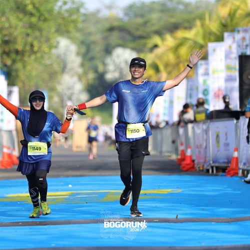 Race photo from BOGORUN 2026