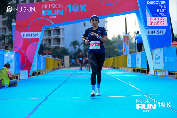 Race photo from Nu Skin Run 10K