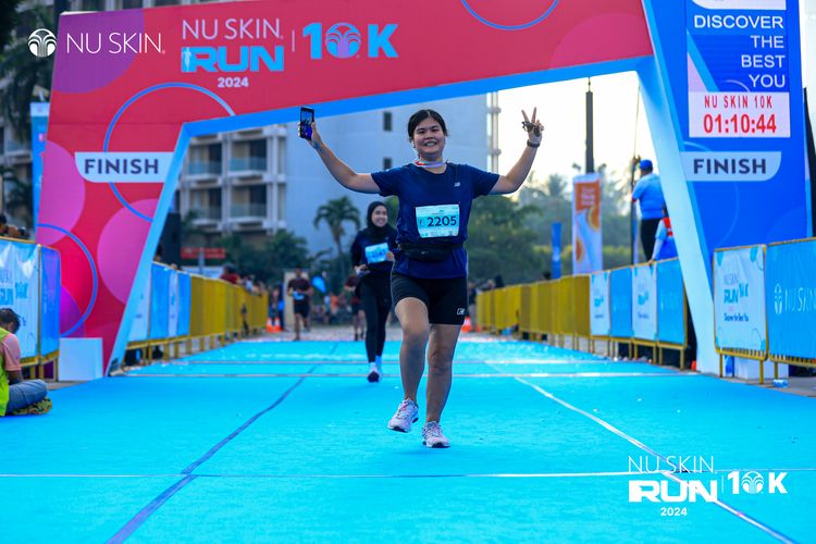 Race photo from Nu Skin Run 10K