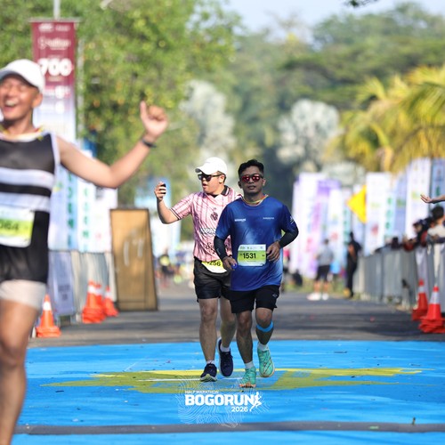 Race photo from BOGORUN 2026