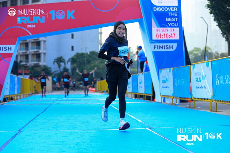 Race photo from Nu Skin Run 10K