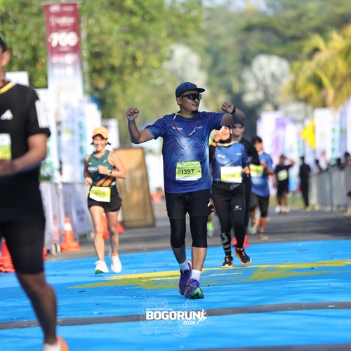 Race photo from BOGORUN 2026