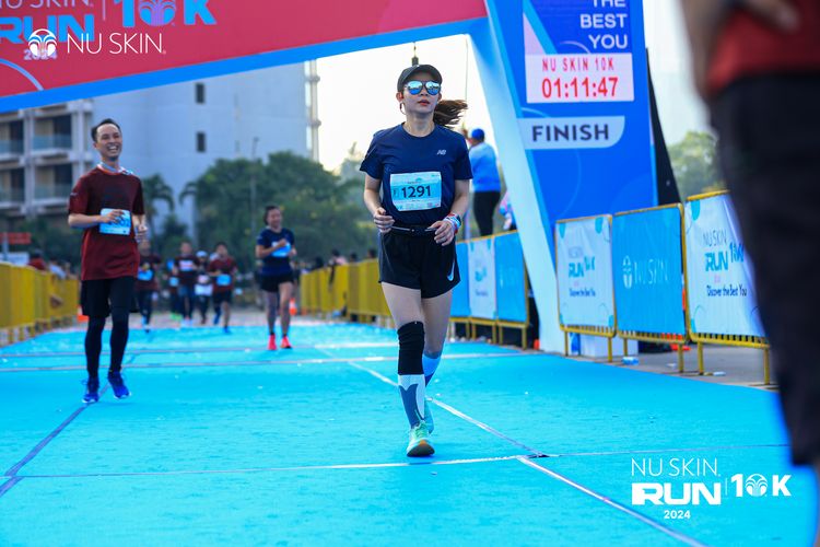 Race photo from Nu Skin Run 10K